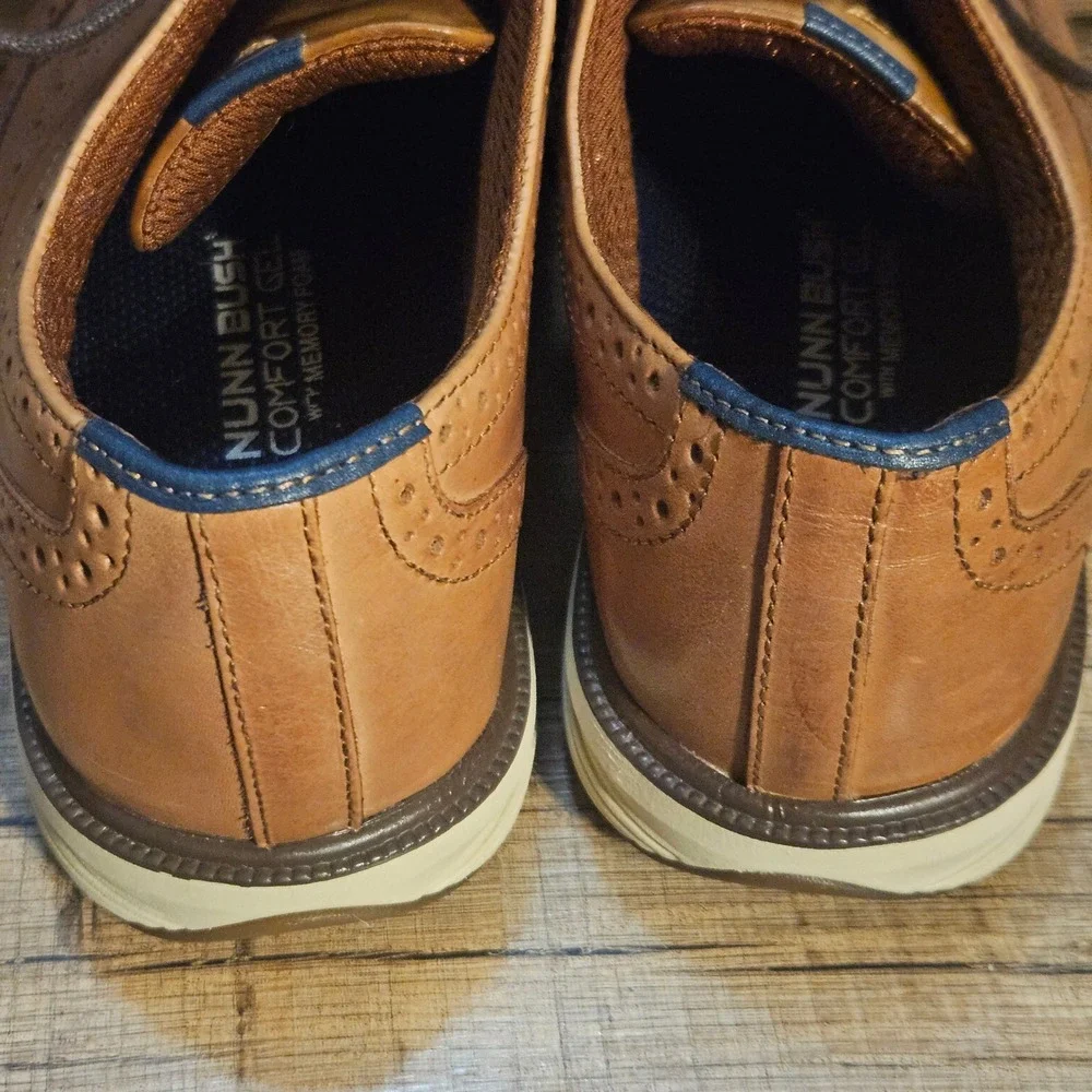 Nunn Bush Leather Wingtip Oxford Dress‎ Shoes - Classic Brogue Casual Business